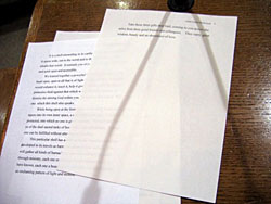 Sermon on the pulpit